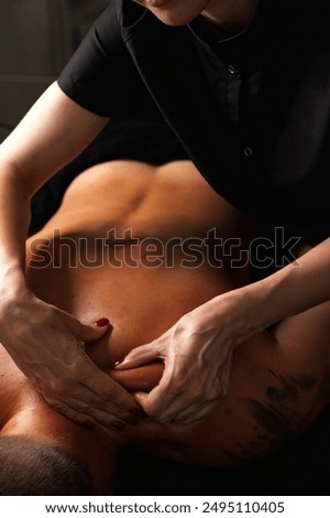 Similar – Foto Bild Medizinische Massage am Fuß in einem Physiotherapiezentrum