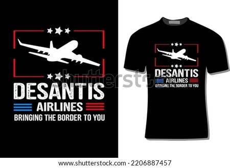Desantis Airlines Bringing T-Shirt  Design