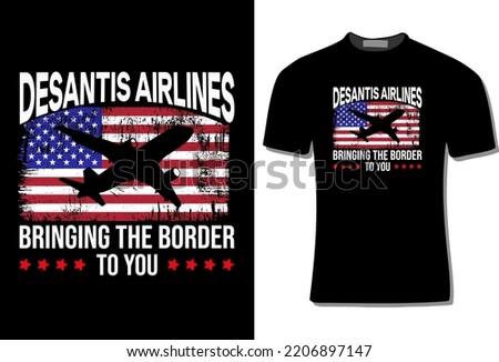 desantis airlines bringing the border to you design