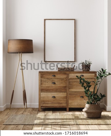 Similar – Image, Stock Photo Interior of a modern new double bed hotel bedroom
