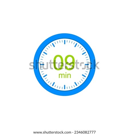 9 minute timers Clocks, Timer 9 min icon.