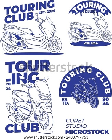 Badge Touring Club yamaha NMAX