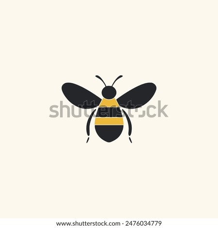 bee animal professional business logo vector illustration template design