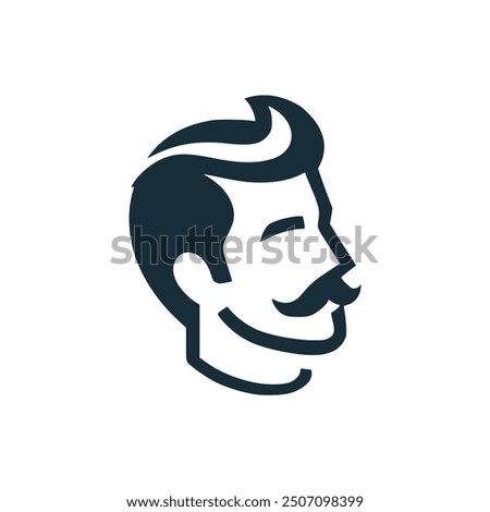 father gentleman logo vector illustration template design