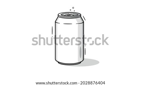 Similar – Image, Stock Photo Closed metal can placed on two colored plates on table