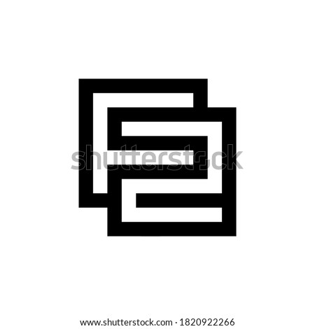 f2 initial logo design vector symbol graphic idea creative