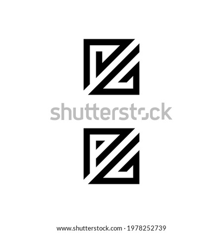 p g pg initial logo design vector template Stock fotó © 