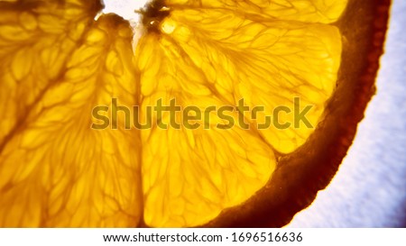 Close-up of oranges in the light of the California sun durning preparation for cooking Zdjęcia stock © 