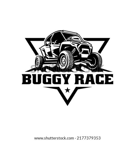 UTV buggy vehicle illustration logo vector