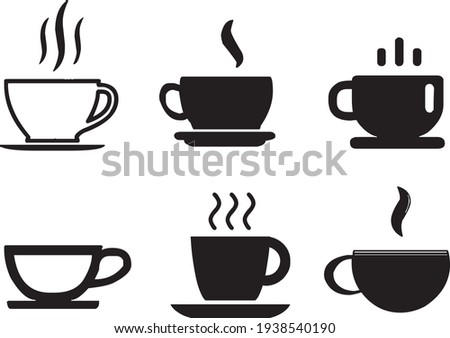 First in anything – Coffee cup icon. Vector illustration. First. All in One. New, Perfect for printing on T-shirts, poster, wall, goal,   glasses, sun loungers, banners. EPS.