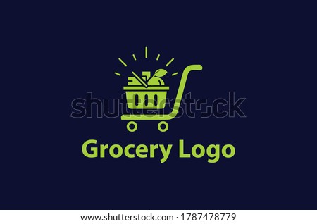 online shopping cart logo,grocery store logo design idea template,new grocery logo,store logo,basket logo,shopping cart logo.