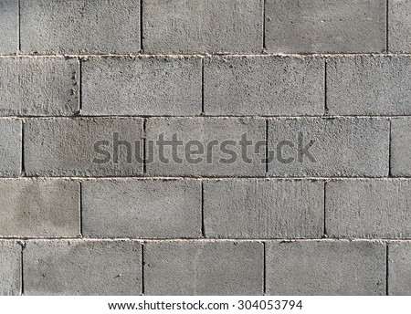 Concrete block wall background & texture.