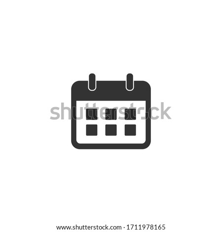 calendar time schedule icon vector illustration logo template