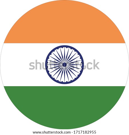 vector illustration of India flag