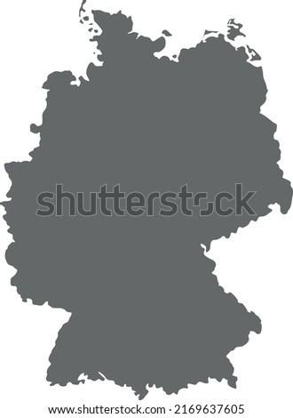 Vector Illustration of Germany map