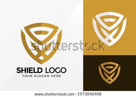 Magneto Shield Logo Design, Brand Identity logos vector, modern logo, Logo Designs Vector Illustration Template