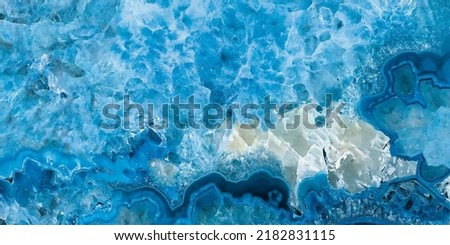 Cyanide ice, turquoise-ice liquid marble background, pastel turquoise stone effect, onyx pattern and druses, precious ore cut, vector illustration design for interior, wallpaper, textiles Foto d'archivio © 