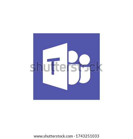 Microsoft Teams logo,remote working application symbol,Microsoft Teams icon