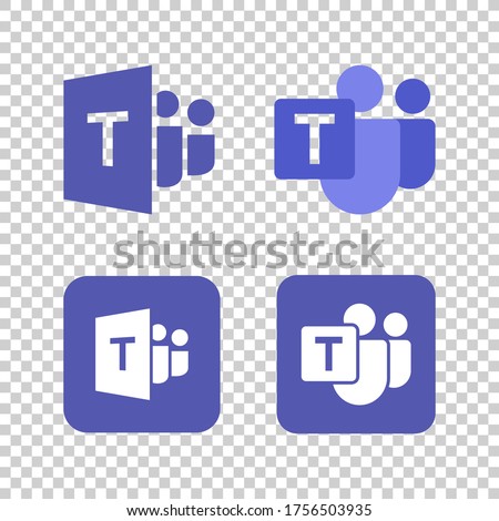 Microsoft Teams logo,remote working application symbol,Microsoft Teams icon set.Microsoft Teams, also referred to as simply Teams.
