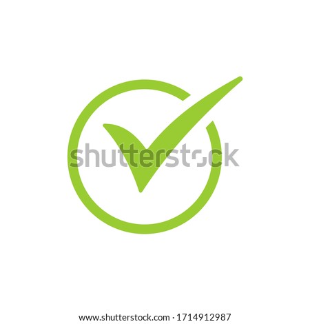 Check mark vector icons. Checklist icon symbol isolated