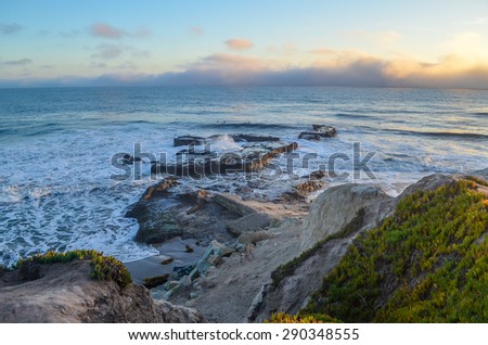 Beautiful Pacific coast, near Santa Barbara, California.