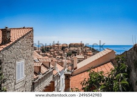 Similar – Image, Stock Photo View over the roofs of Berlin with a view of the Memorial Church