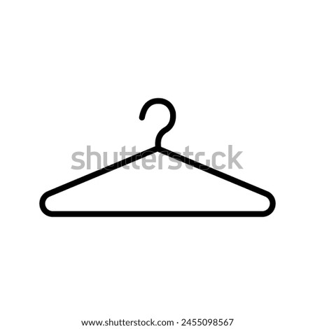 Hanger icon vector sign illustration flat style trendy  color editable