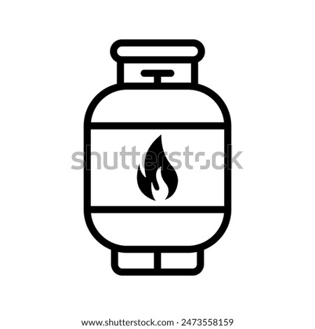 gas cylinders icon. Propane Gas Tank icon color editable