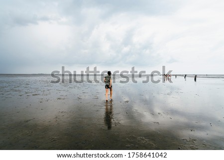 Similar – Image, Stock Photo Tides in the Wadden Sea