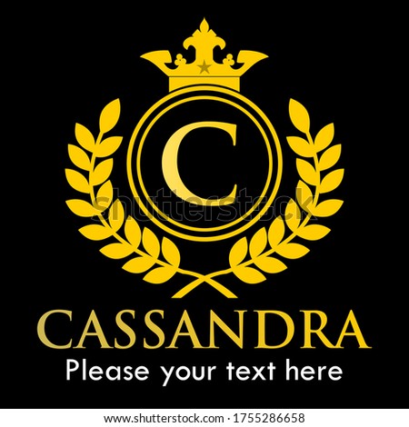 cassandra logo design template illustration. 