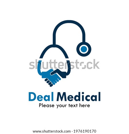 Deal medical logo template illustration