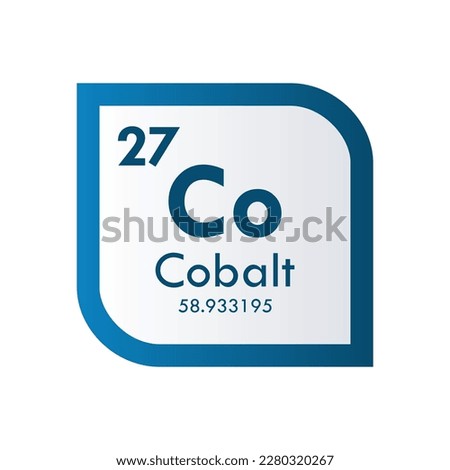 cobalt icon set. vector template illustration  for web design