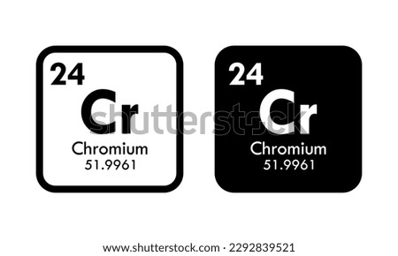 chromium icon set. vector template illustration  for web design