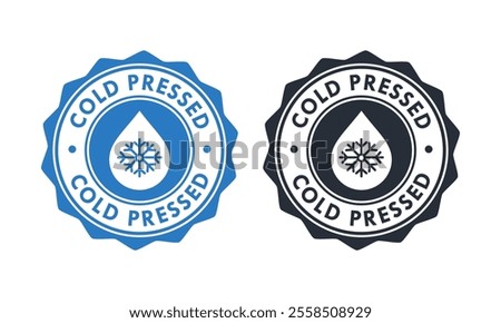 Clod pressed badge logo design template illustration