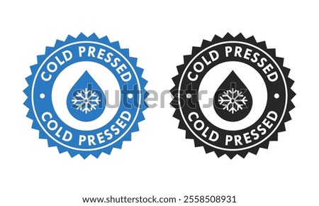 Clod pressed badge logo design template illustration