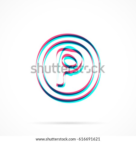 P - Sound recording copyright symbol hand drawn with blue and pink highlighters, isolated on a blank background.
Vector illustration, easy to edit, manipulate, resize or colorize.