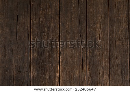 Old Vintage Planked Wood Texture Background. Top View of Rustic Wooden Board or Table Surface. Copy Space for Text or image.