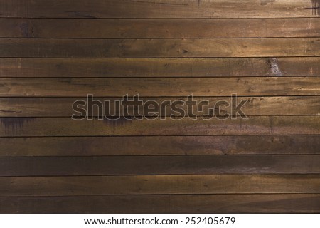 Old Vintage Planked Wood Texture Background. Top View of Rustic Wooden Wall Surface. Copy Space for Text or image.
