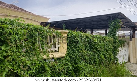 Similar – Foto Bild Hausfassade mit nach außen geöffneten Fenstern