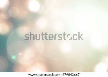 Blurred nature background of tree looking upward with sun flare and filter in vintage color tone