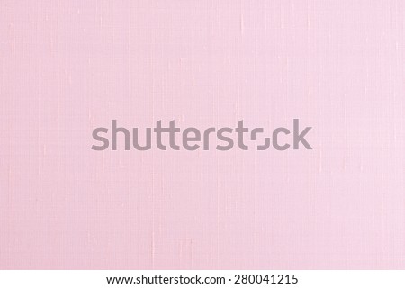 Thai cotton silk blended fabric texture background in light pale pink color tone