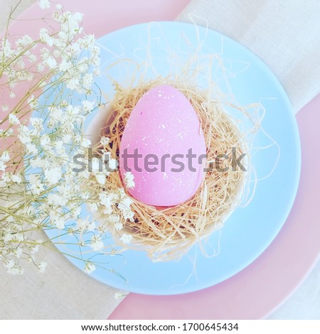 How to decorate a table for Easter Сток-фото © 