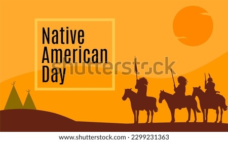 Native American Heritage Background with copy space for banner and memorial, suit for celebrating native American heritage month.