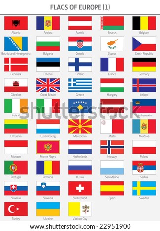 Complete Flags of European States