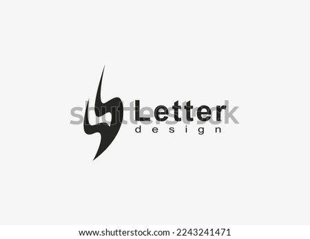 Abstract Initial Letter L Logo. Letter L Shape Sharp with Thunder Bolt Icon isolated on White Background. Usable for Technology ,Business Logo and Branding. Flat Vector Logo Design Template Element
