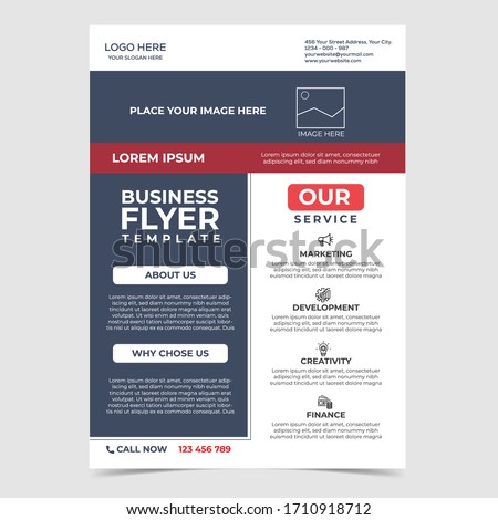 Elegant Business Flyer Template Design Template Full Print Ready