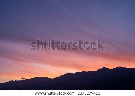 Similar – Image, Stock Photo Late in the afternoon the blue of the flax blossom glows against the light.