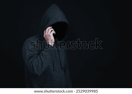 Image, Stock Photo Hacker Mysterious secret