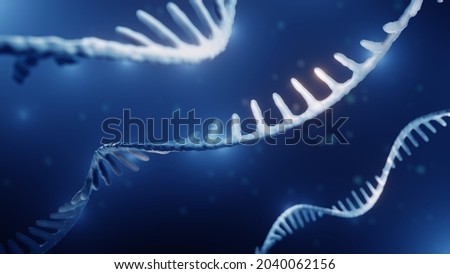 RNA, Epigenetics concept, 3d illustration Imagine de stoc © 