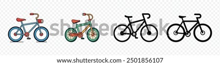 Similar – Image, Stock Photo Bicycle on the bike path